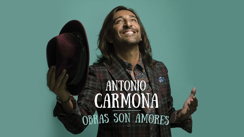 Antonio Carmona presenta su esperado álbum Obras son Amores