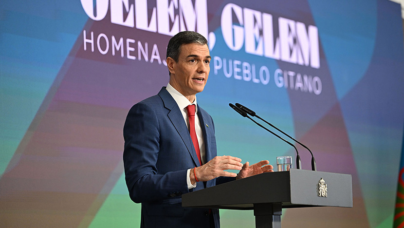 Homenaje al pueblo gitano en el Palacio de La Moncloa